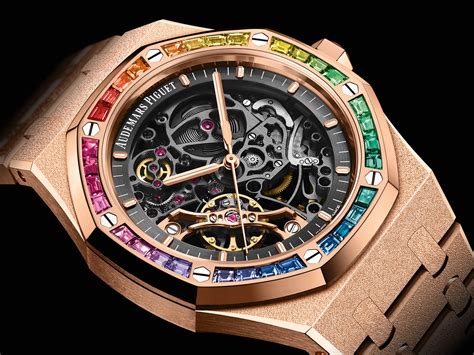 audemars piguet royal oak rose gold rainbow|audemars piguet 41mm rose gold.